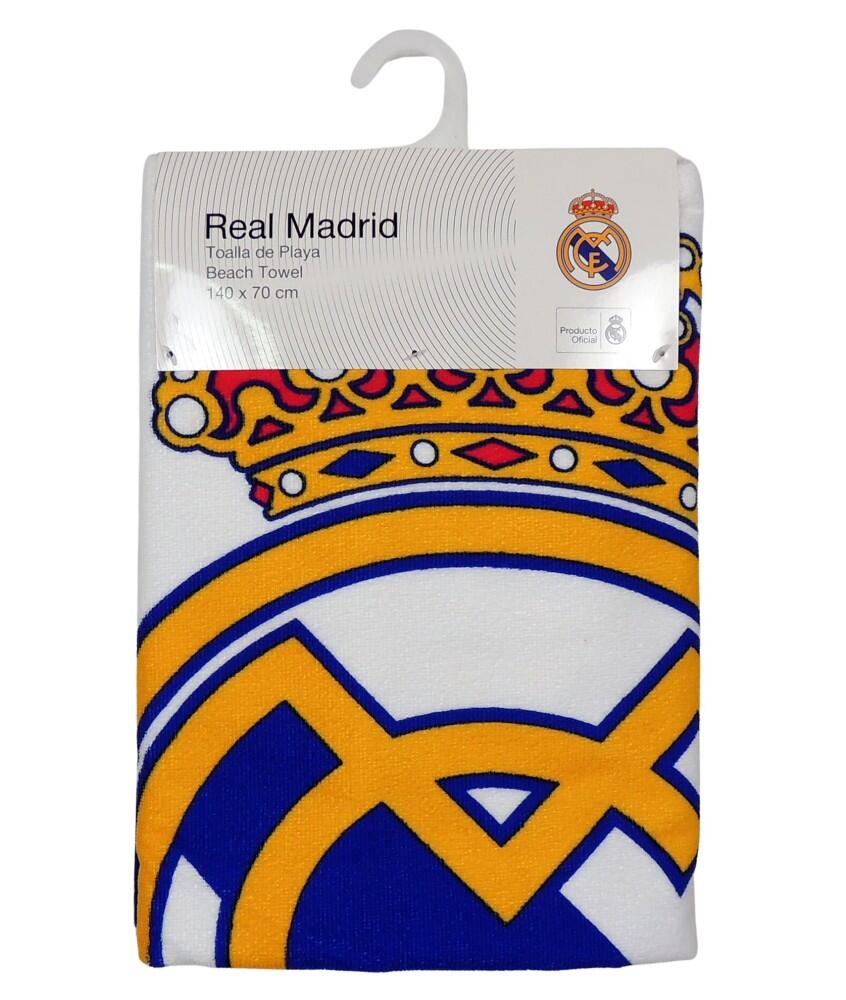 Toalha de Praia Branca Oficial do Real Madrid 4/5