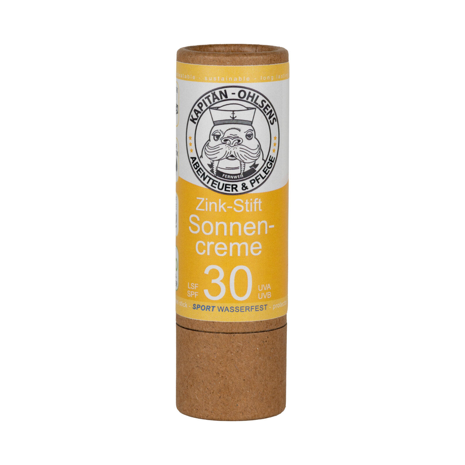 KAPITÄN OHLSEN Sonnencreme Zink-Stift - mineralisch LSF30