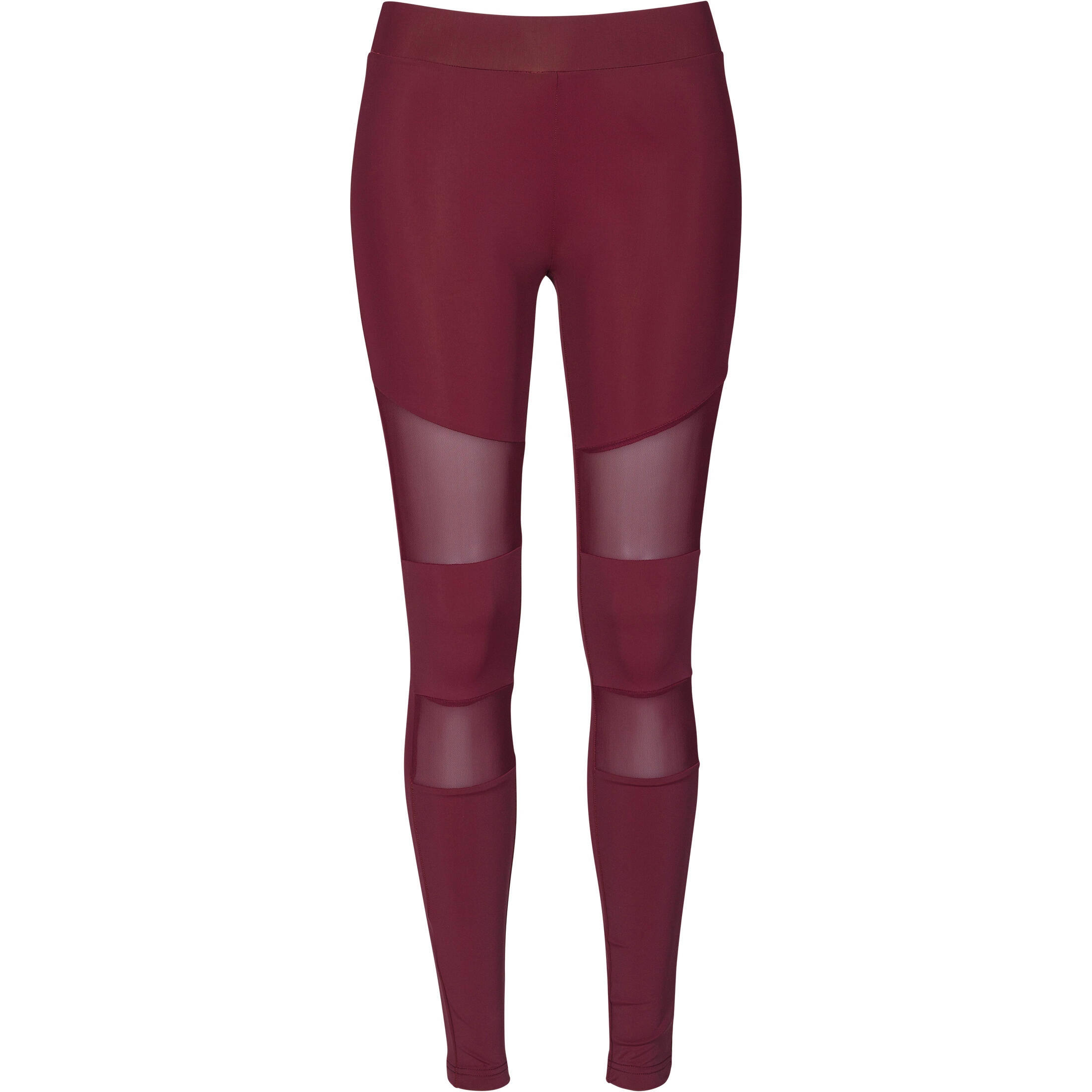 Urban Classics - Legging Femme Urban Classic Mesh - Legging - Rouge - Decathlon