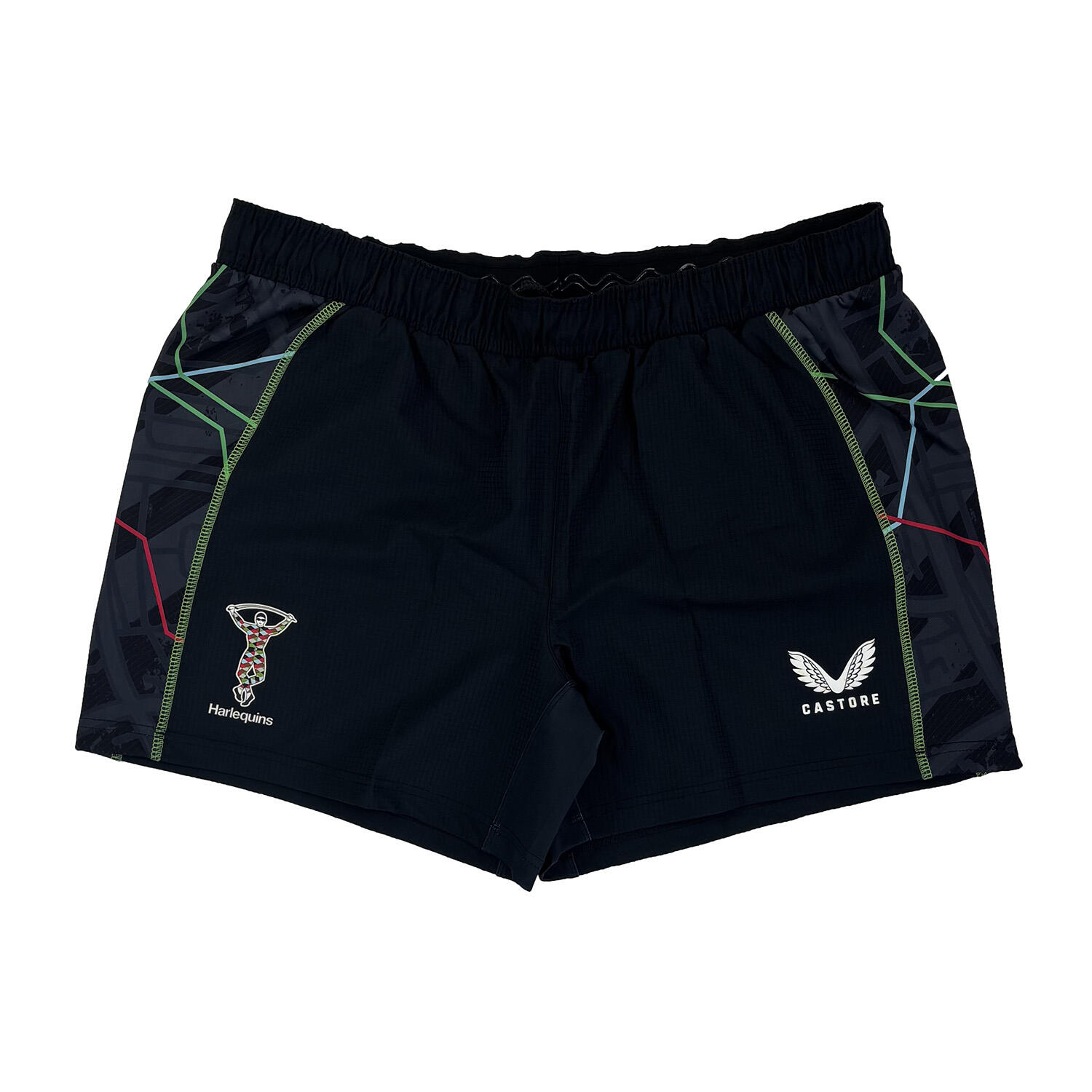 CASTORE Harlequins Mens Euro Pro Rugby Shorts