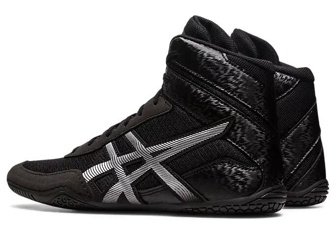 Scarpe da wrestling Asics Matcontrol 3 nere, taglia 38 3/7