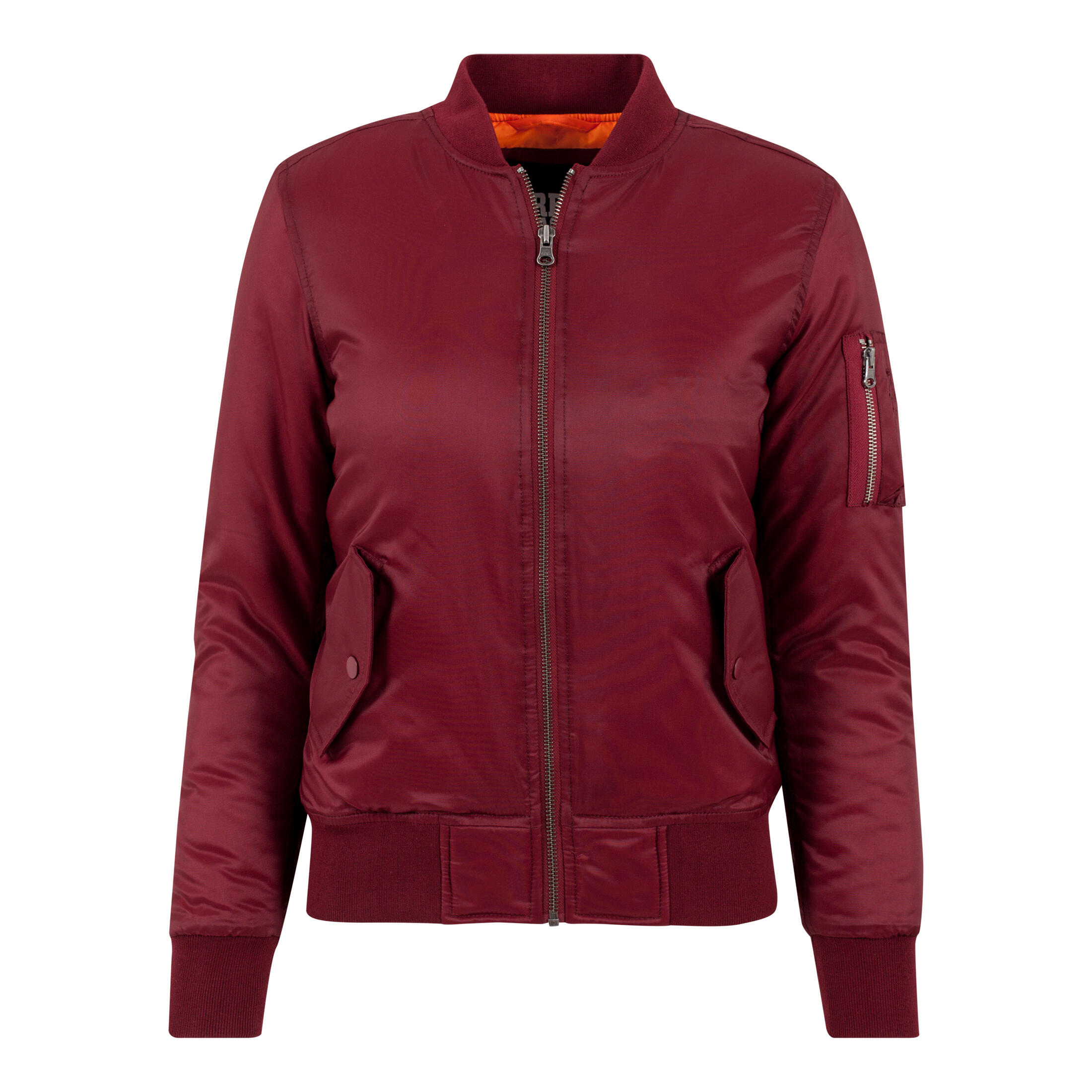 Urban Classics - Bomber Femme Urban Classic Basic - Blouson - Marron|rouge - 36 Xs - Decathlon