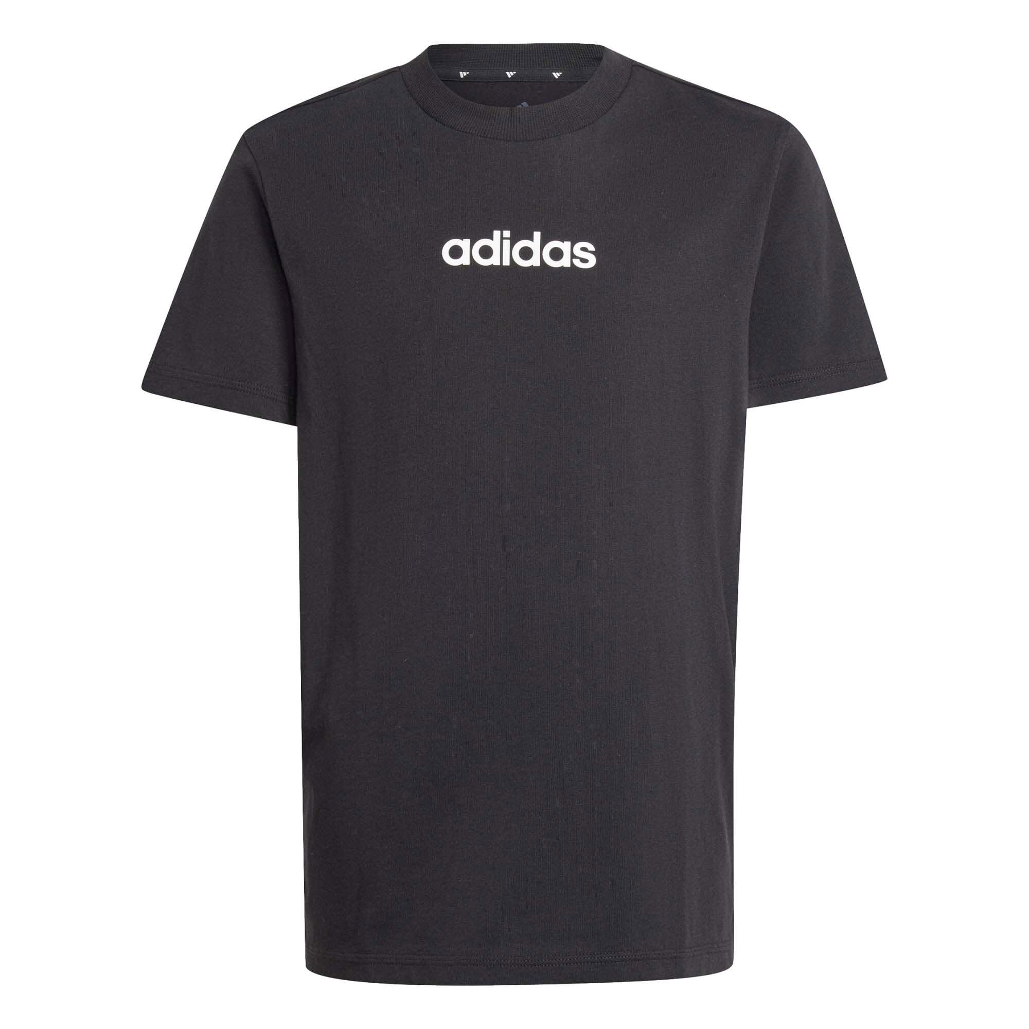 Adidas - T-shirt Adidas Sport J Lin Tee 160 Enfant - T-shirt Manches Courtes - Noir -  8 À 10 Ans - Decathlon