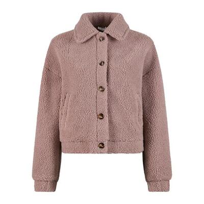 Fleece Crop Damen Urban Classics Sherpa