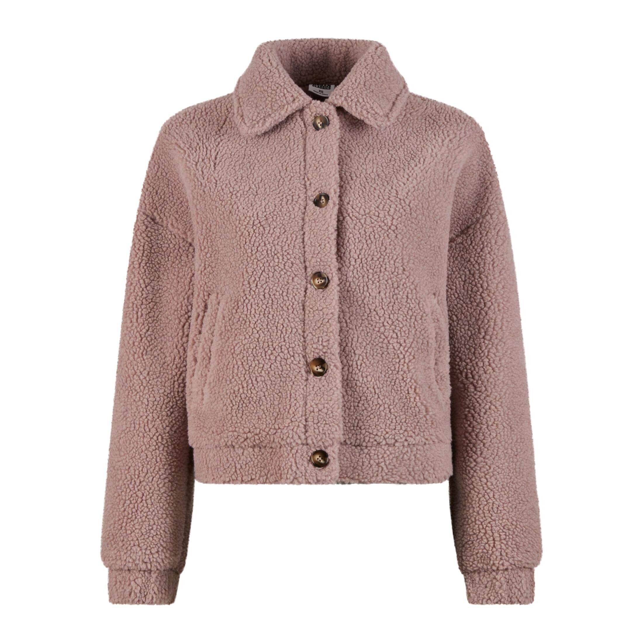 Urban Classics - Polaire Crop Femme Urban Classics Sherpa - Polaire - Rose - 56 3xl - Decathlon