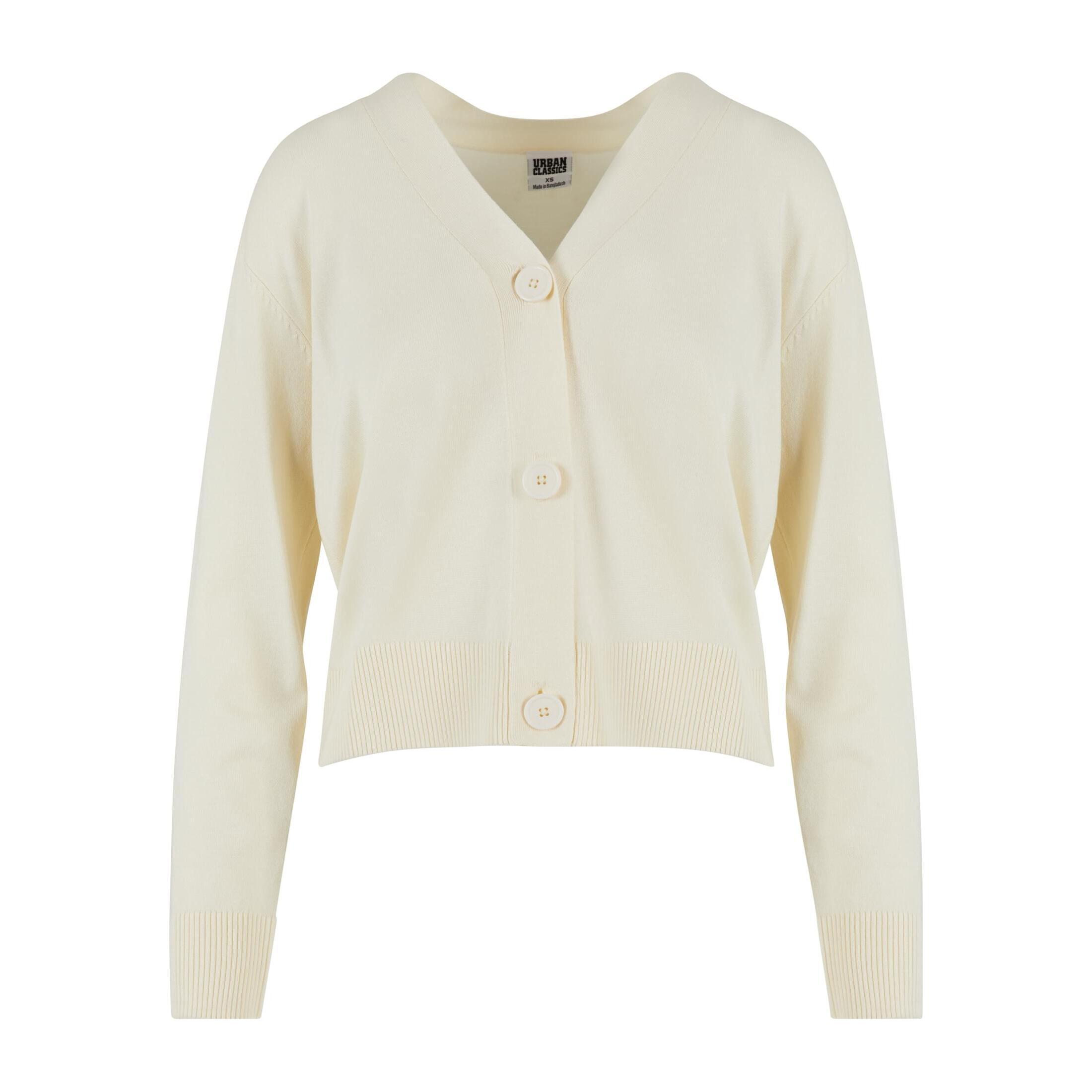 Urban Classics - Cardigan En Tricot Femme Urban Classics - Gilet Manches Longues - Blanc - 42 M/l - Decathlon