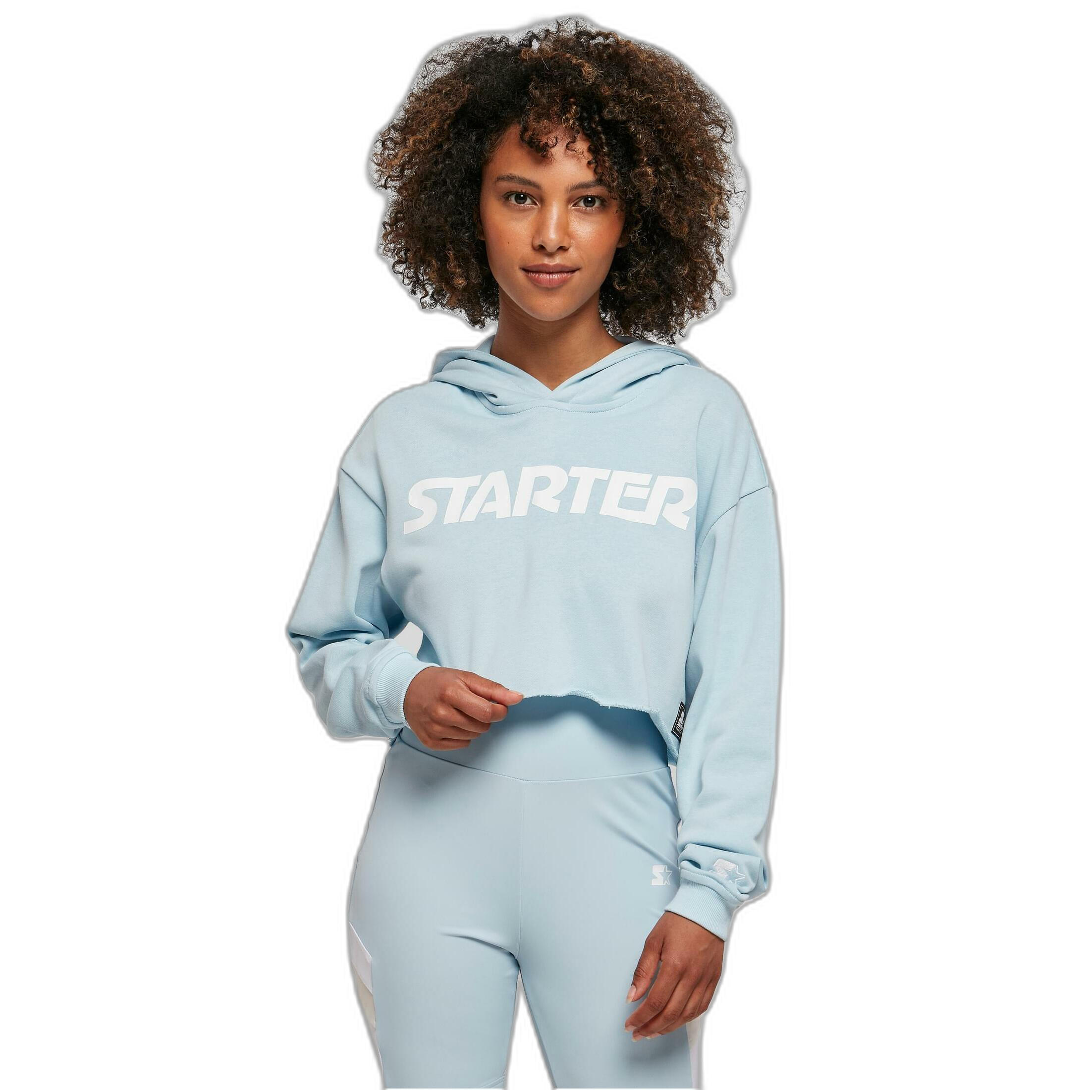 Sweatshirt court à capuche femme Urban Classics Starter 2/7