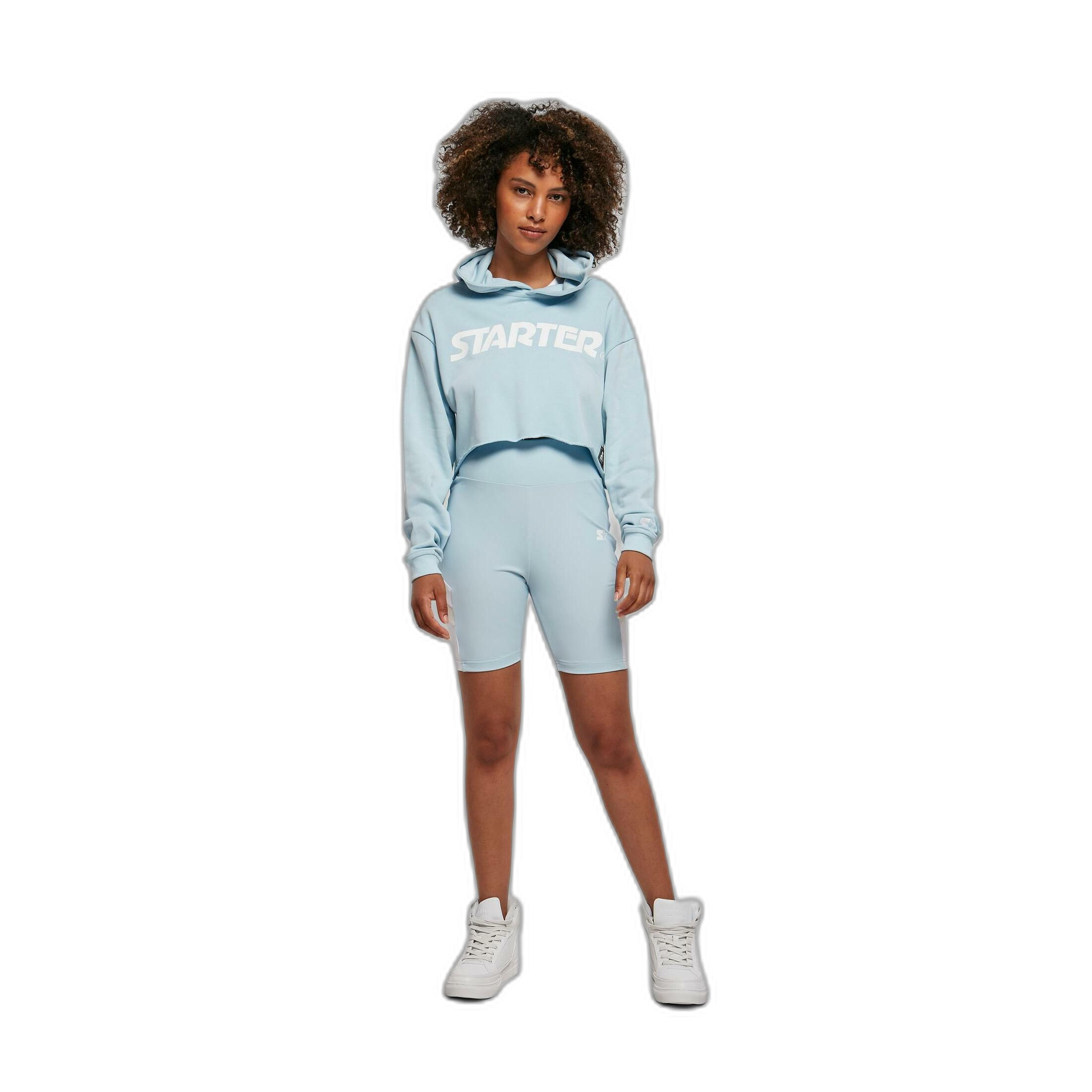 Sweatshirt court à capuche femme Urban Classics Starter 3/7