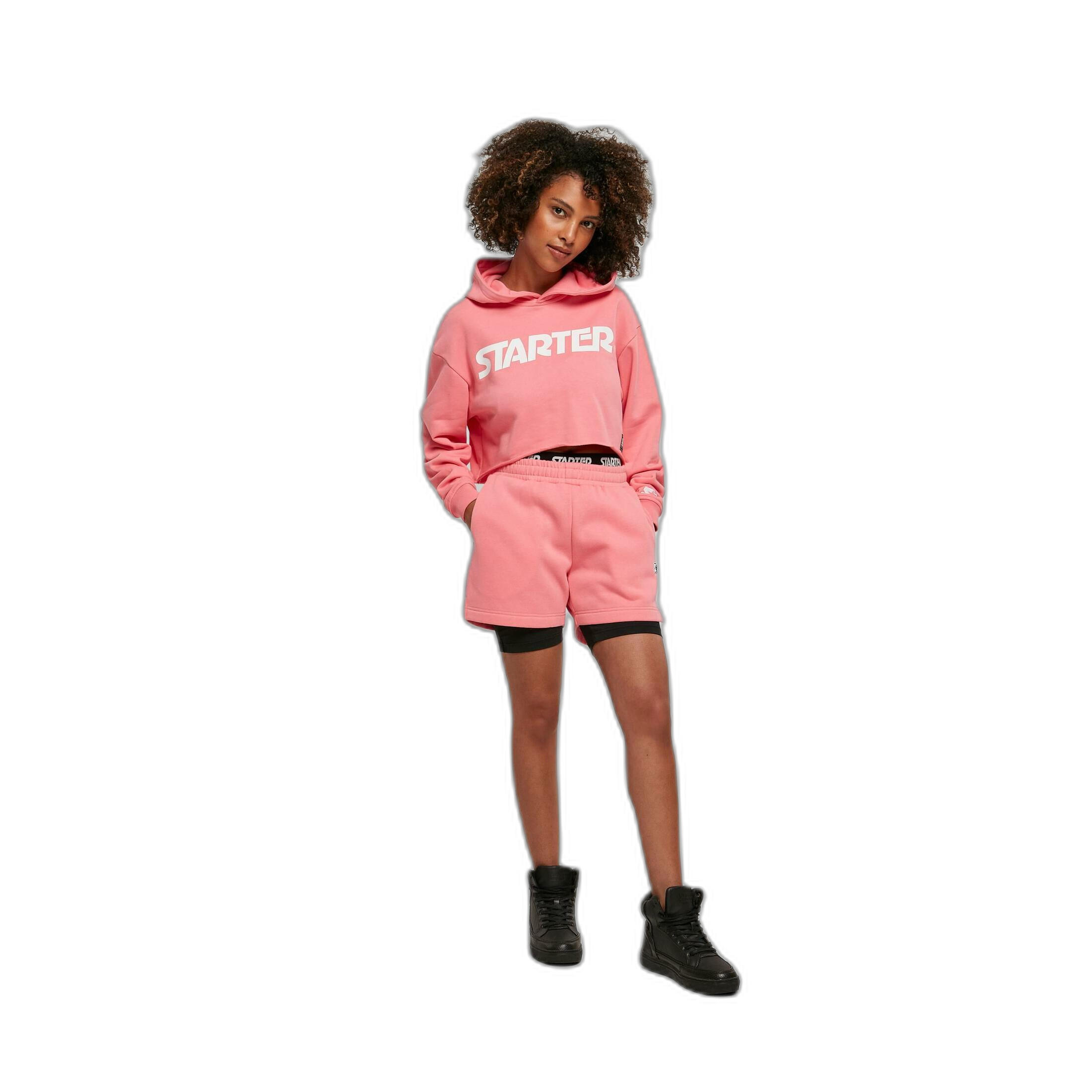 Damska krótka bluza z kapturem Urban Classics Starter 3/7