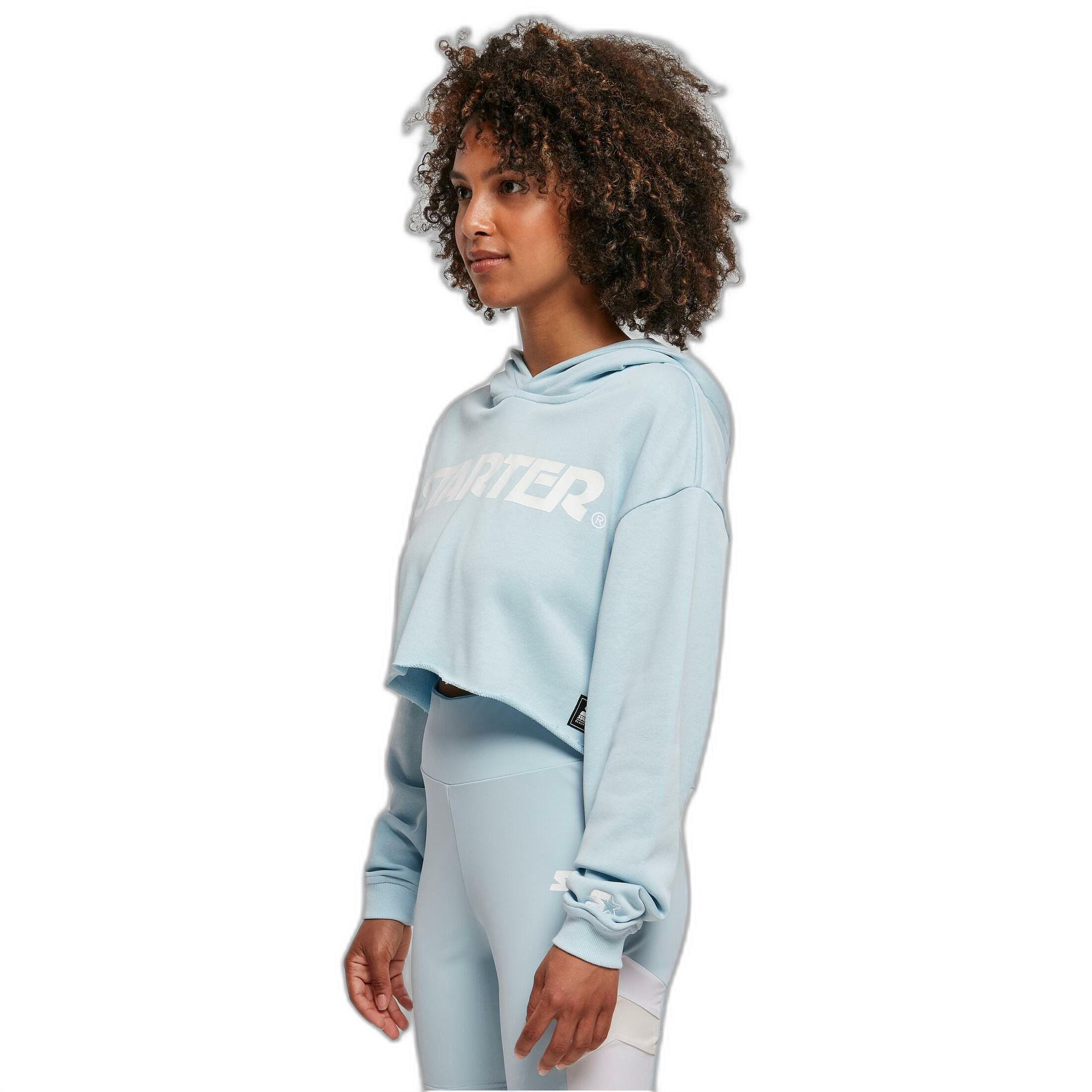 Sweatshirt court à capuche femme Urban Classics Starter 7/7