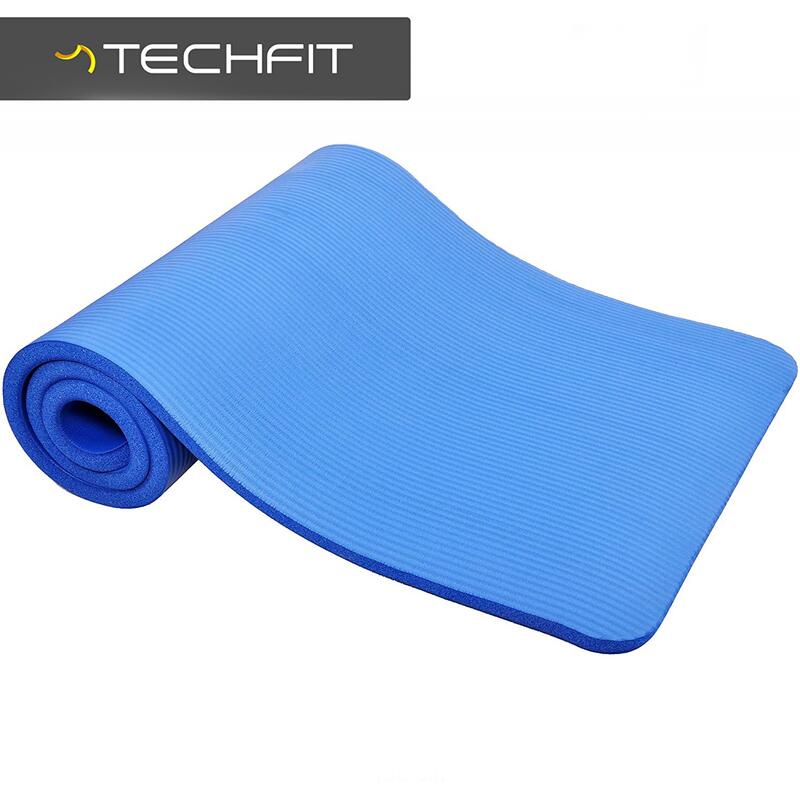 Saltea pentru exercitii yoga/fitness TECHFIT Albastru, Usoara, Confortabila, Gro