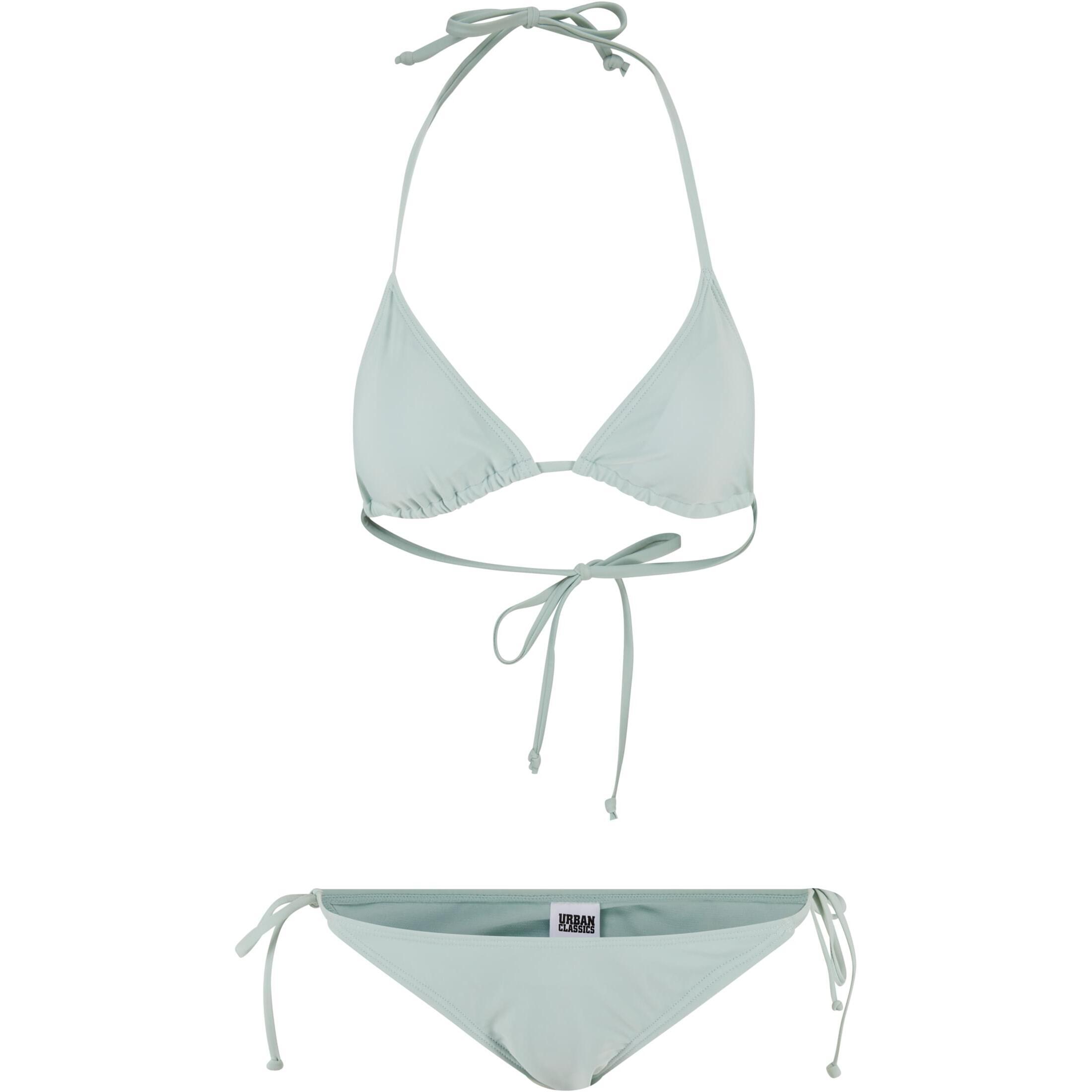 Urban Classics - Maillot De Bain 2 Pièces Triangle Recyclé Femme Urban Classics - Maillot De Bain 2 Pièces - Bleu - 42 M/l - Decathlon
