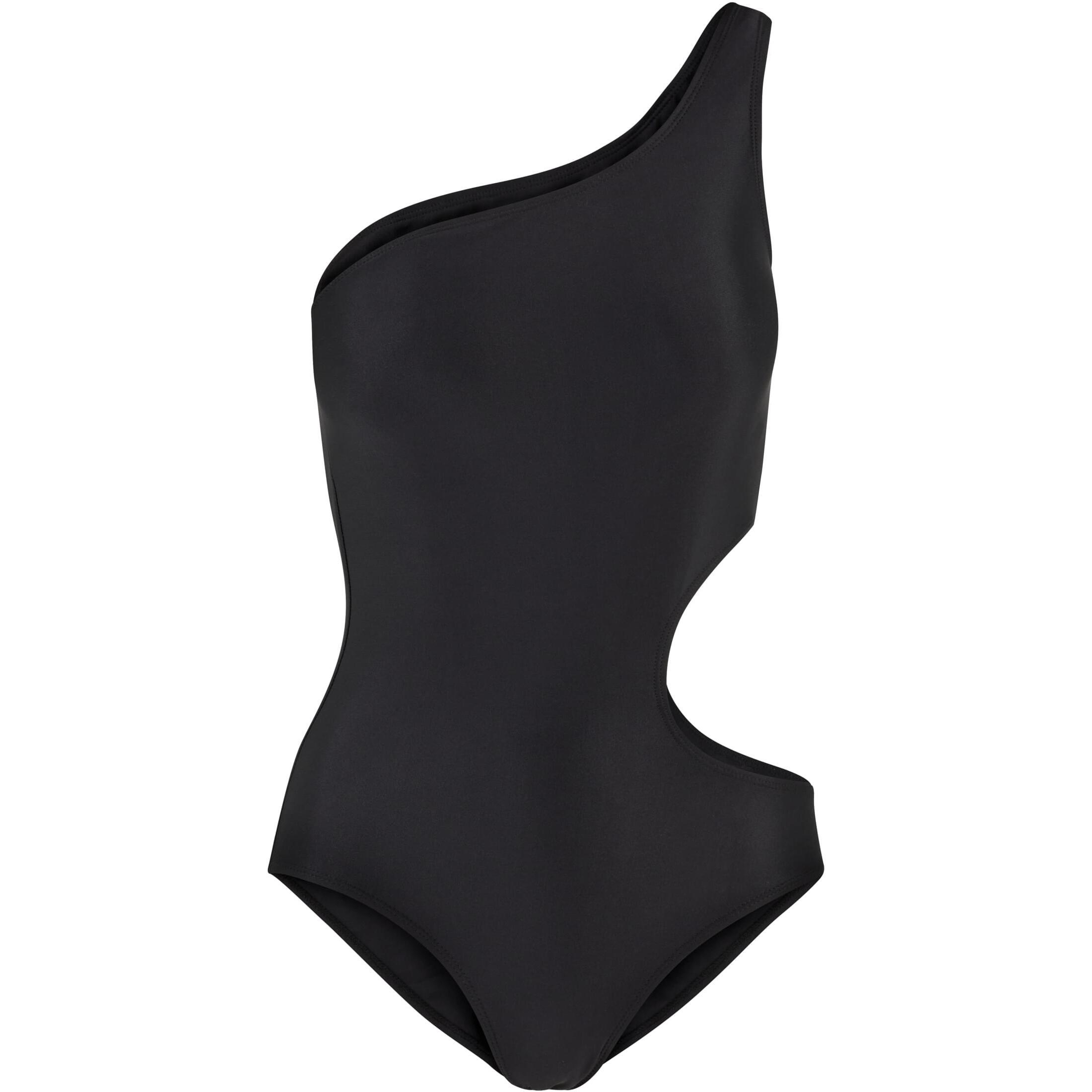 Urban Classics - Maillot De Bain 1 Pièce Asymétrique Femme Urban Classics - Maillot De Bain 1 Pièce - Noir - S - Decathlon