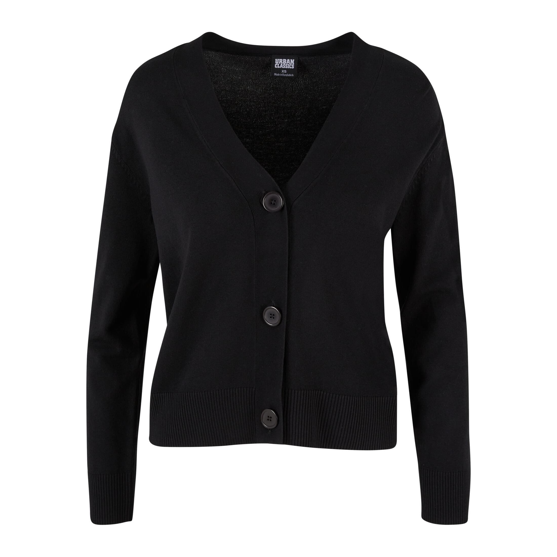 Urban Classics - Cardigan En Tricot Femme Urban Classics - Gilet Manches Longues - Noir - 36 Xs - Decathlon