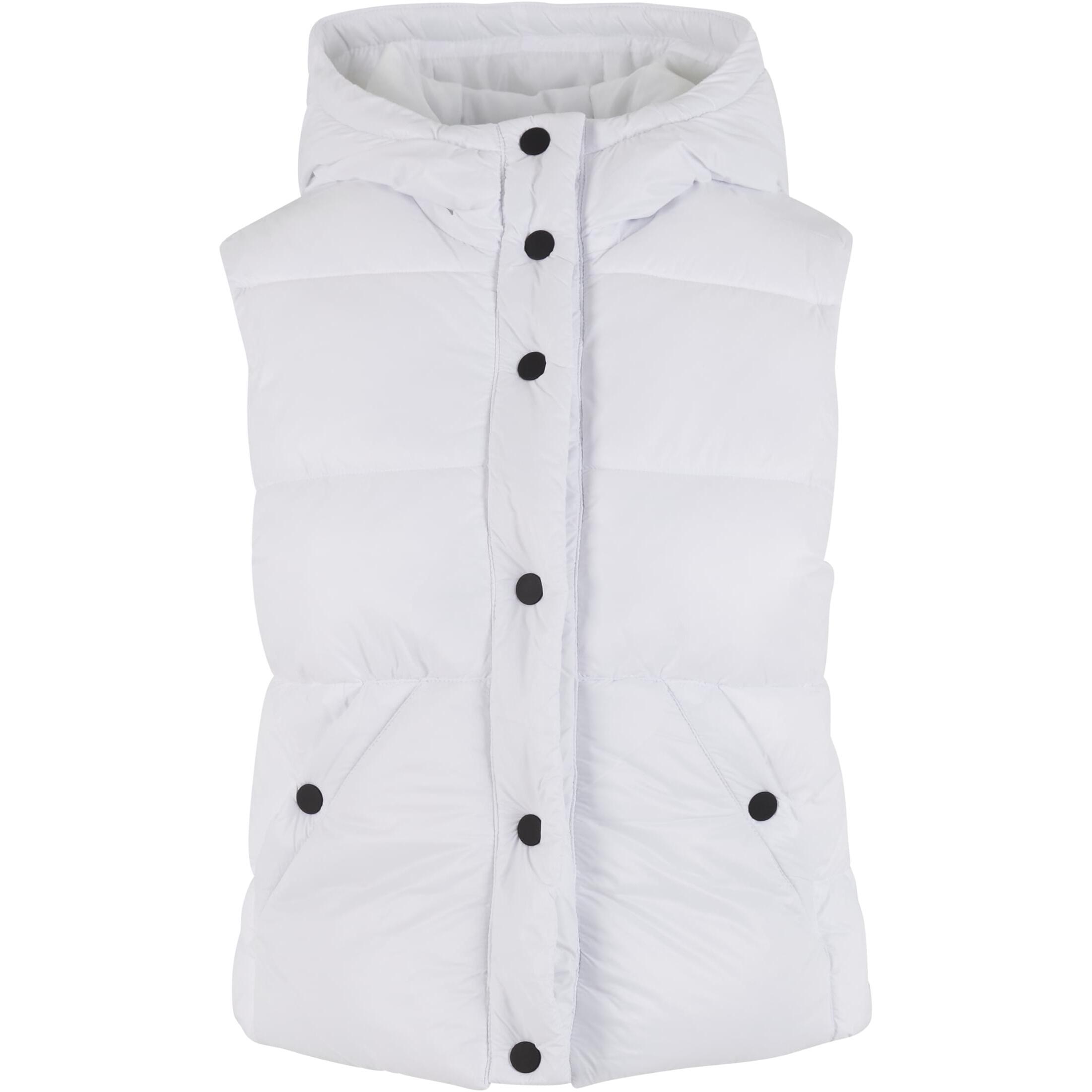 Urban Classics - Doudoune Sans Manches À Capuche Recyclée Femme Urban Classics Sherpa - Doudoune Synthétique - Blanc - 40 M - Decathlon