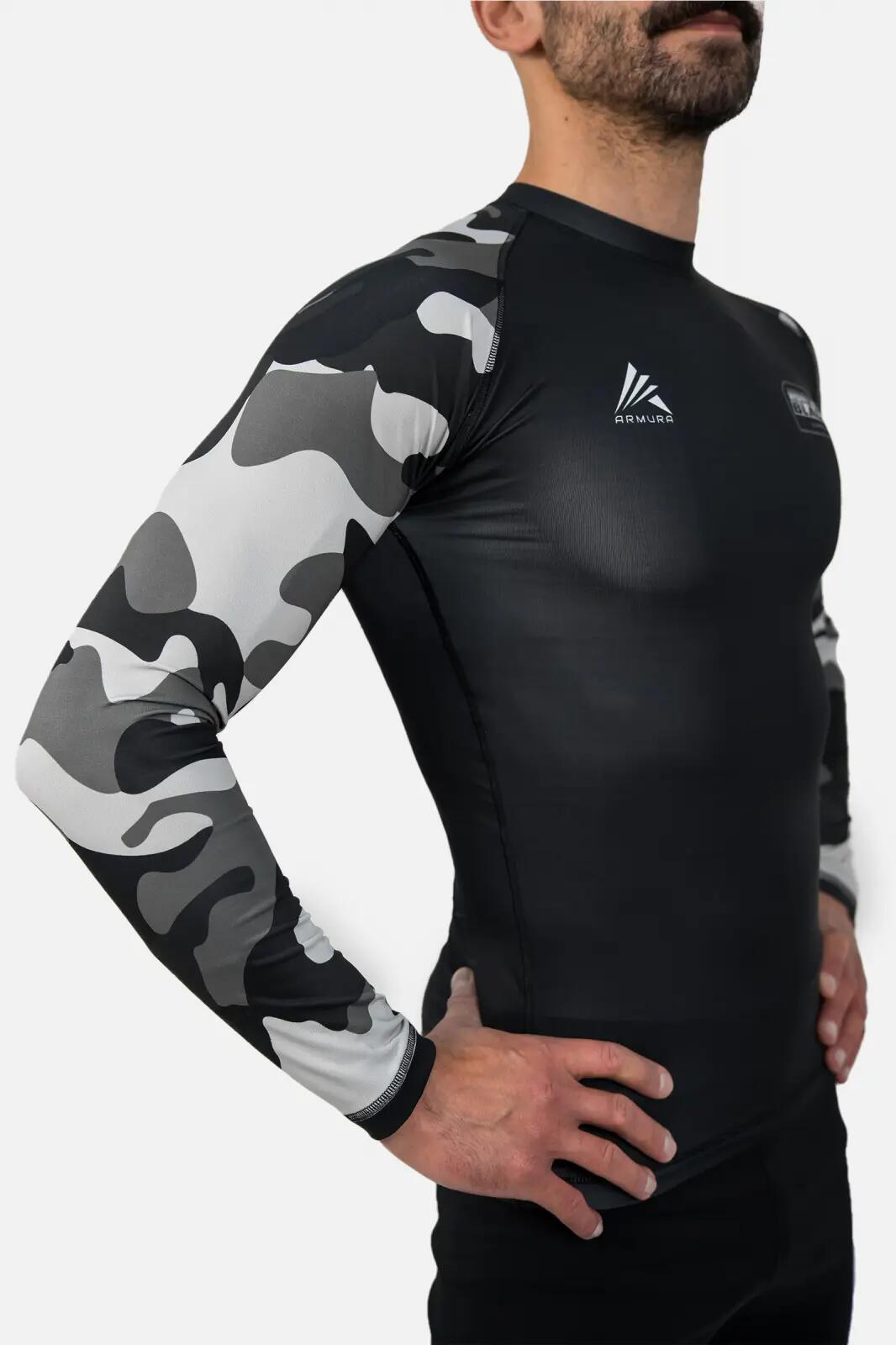 Rashguard ARMURA Camo Black 3/4