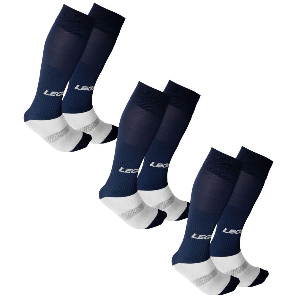 Football Socks MONDIAL 3 Pairs Navy Blue