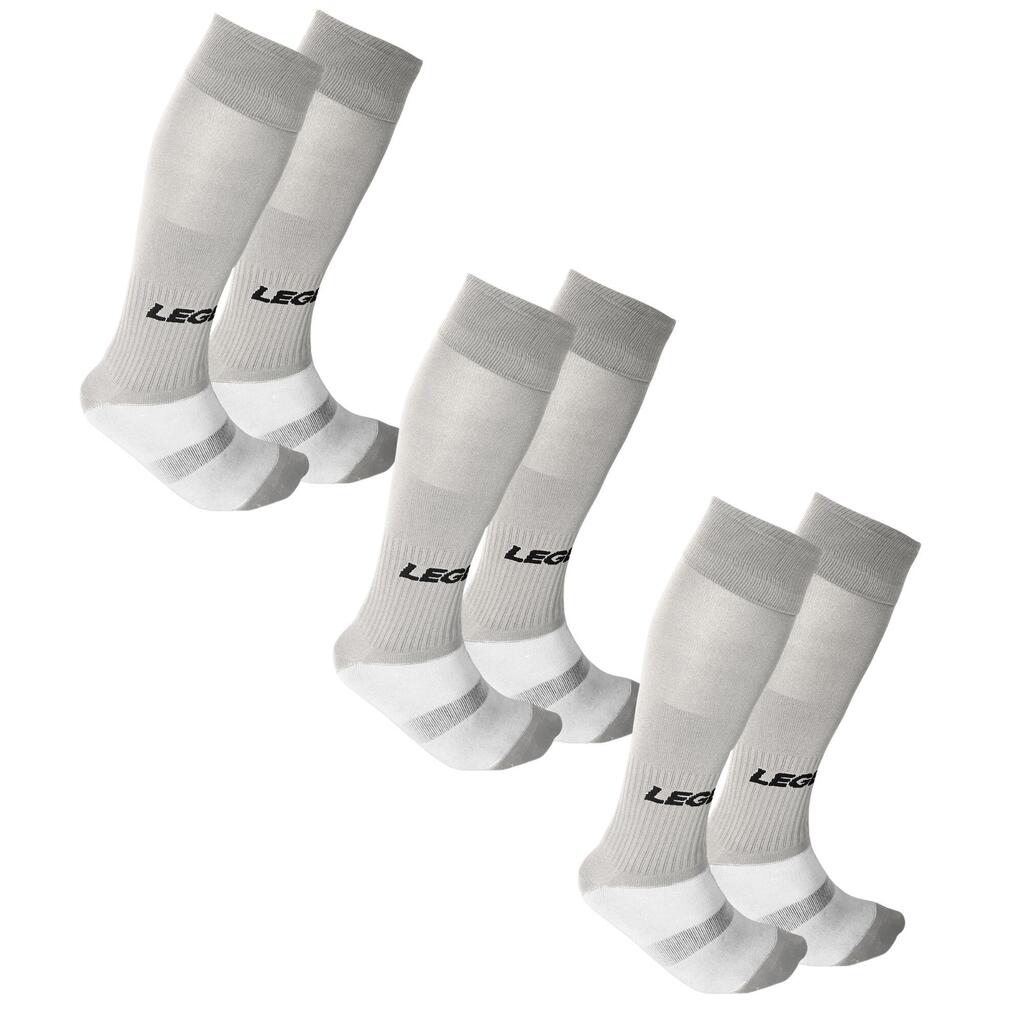 Football Socks MONDIAL Reinforced Toe and Heel 3 Pairs