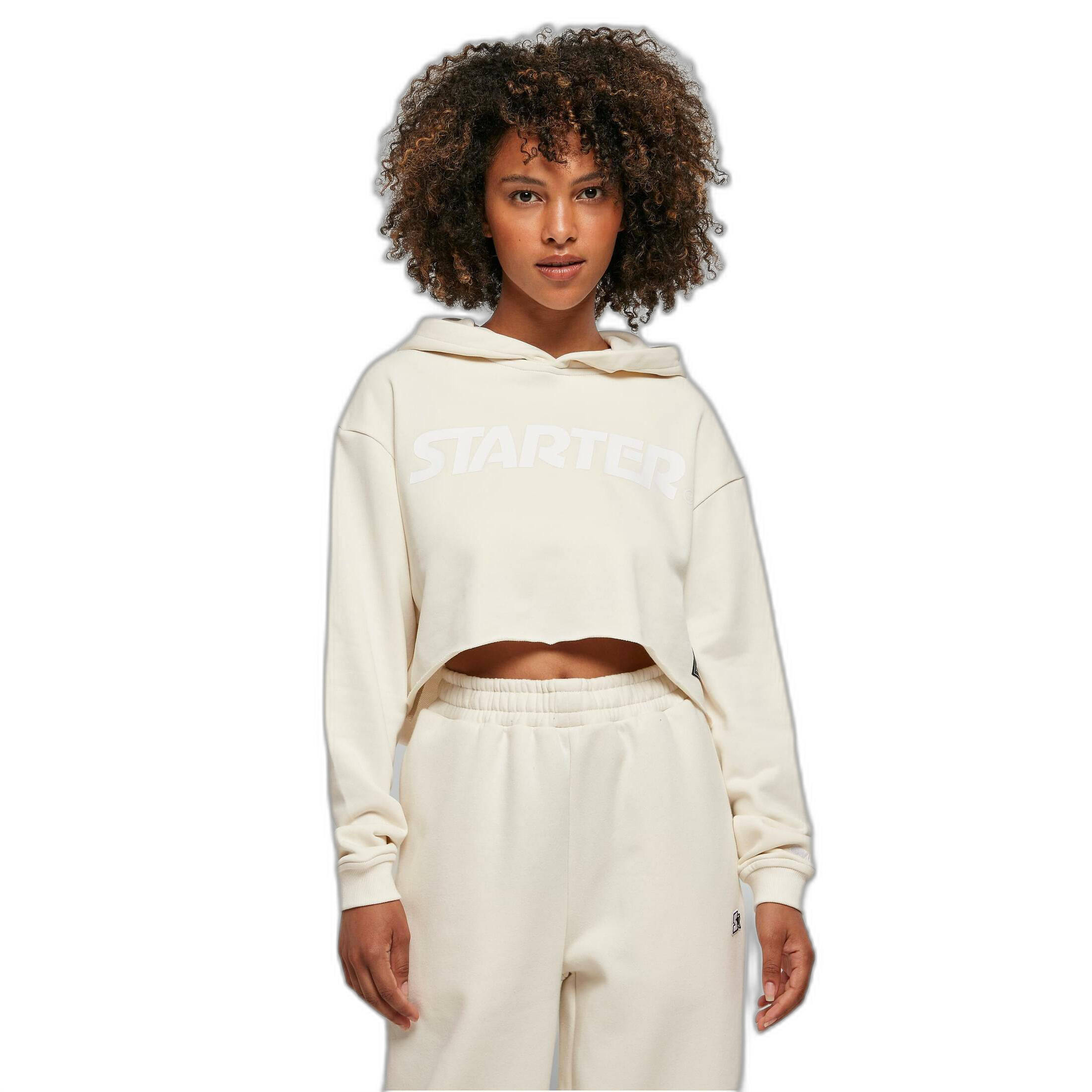 Felpa corta da donna con cappuccio Urban Classics Starter 2/7