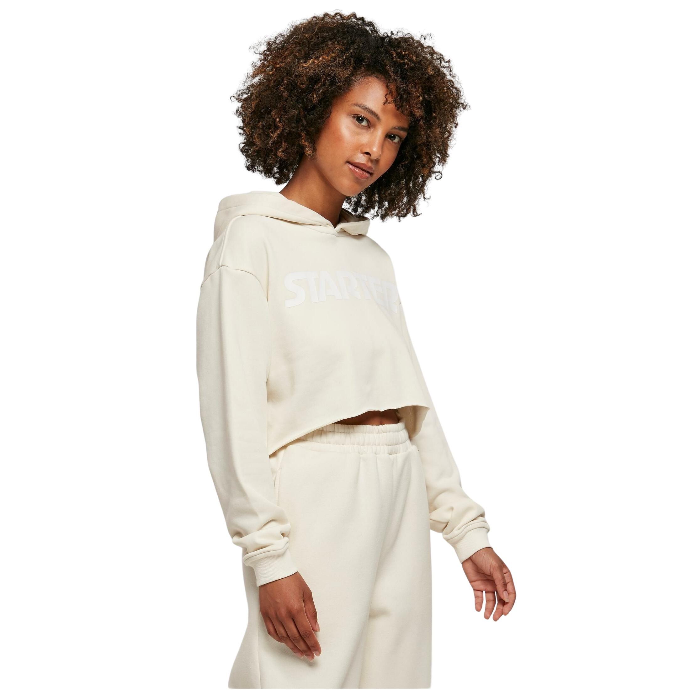 Felpa corta da donna con cappuccio Urban Classics Starter 6/7