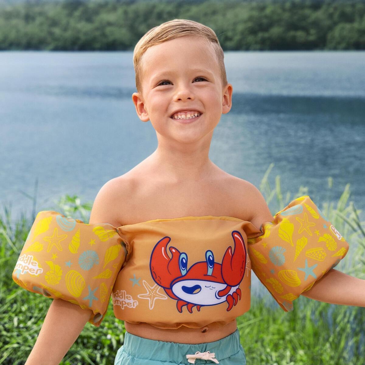 Bestway Swim Vest with Armbands, Toddler Swim Vest, Adjustable Kids Float Vest 2/6