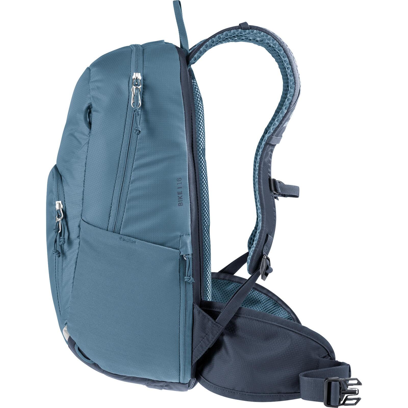 Sac à dos vélo Deuter Bike I 16 L, Atlantic-Ink, Airstripes 210D PA recyclé 5/7