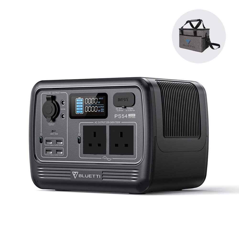 BLUETTI BLUETTI Portable Power Station PS54 700W/537Wh Solar Generator for Camping