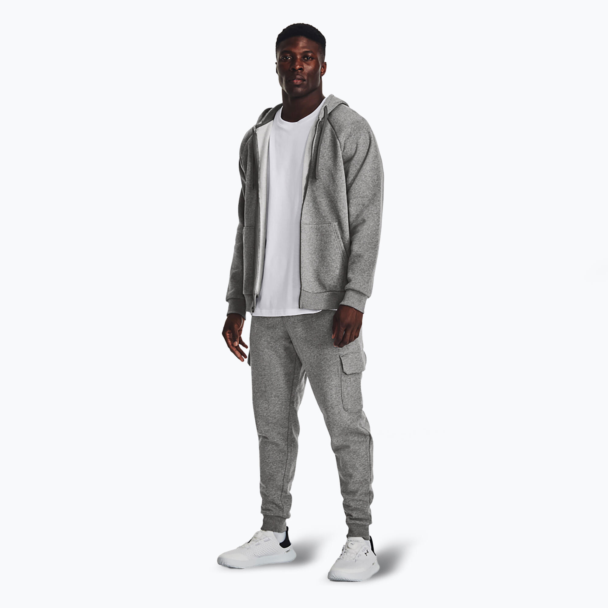 Chándal Under Armour Rival Fleece Gris 2/6