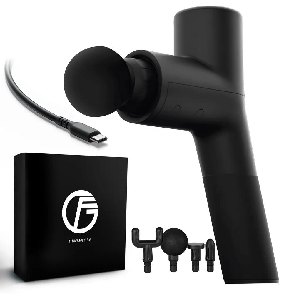 Extralink Massage Gymgun Fit 2.0 Lite Masażer 4 głowice, 6 trybów