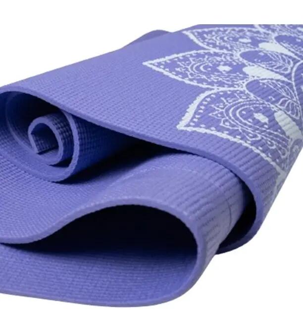 Saltea Yoga TECHFIT Purple Print, 173 x 61 cm, Amortizare optima pentru articula 2/3