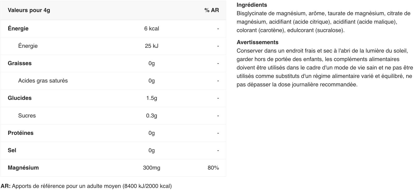Applied Nutrition Tri-Magnesium (200g) Tropical Vibes 2/3
