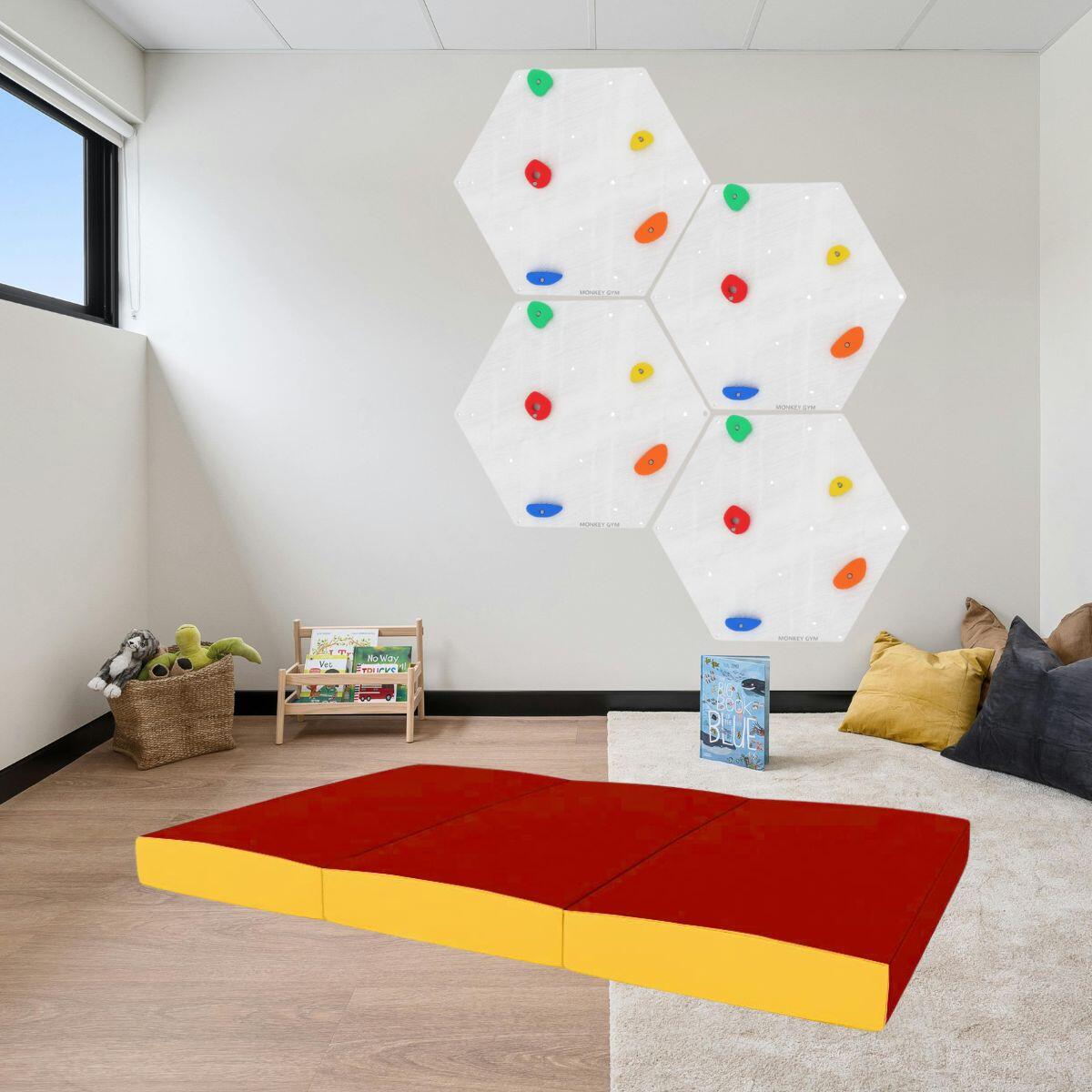 materac gimnastyczny 150х100х5 cm trzyczęściowy 3/5