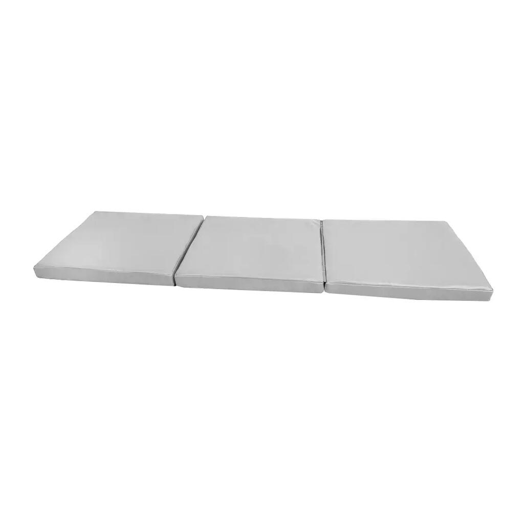 Детска Гимнастически Дюшек Сгъваем 3 части 150x50x5 см Сив