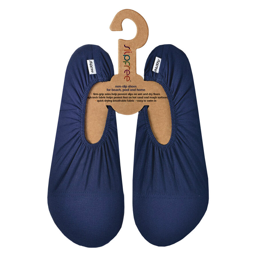 SLIPFREE Adult Navy Non-Slip Lightweight Swim Shoes