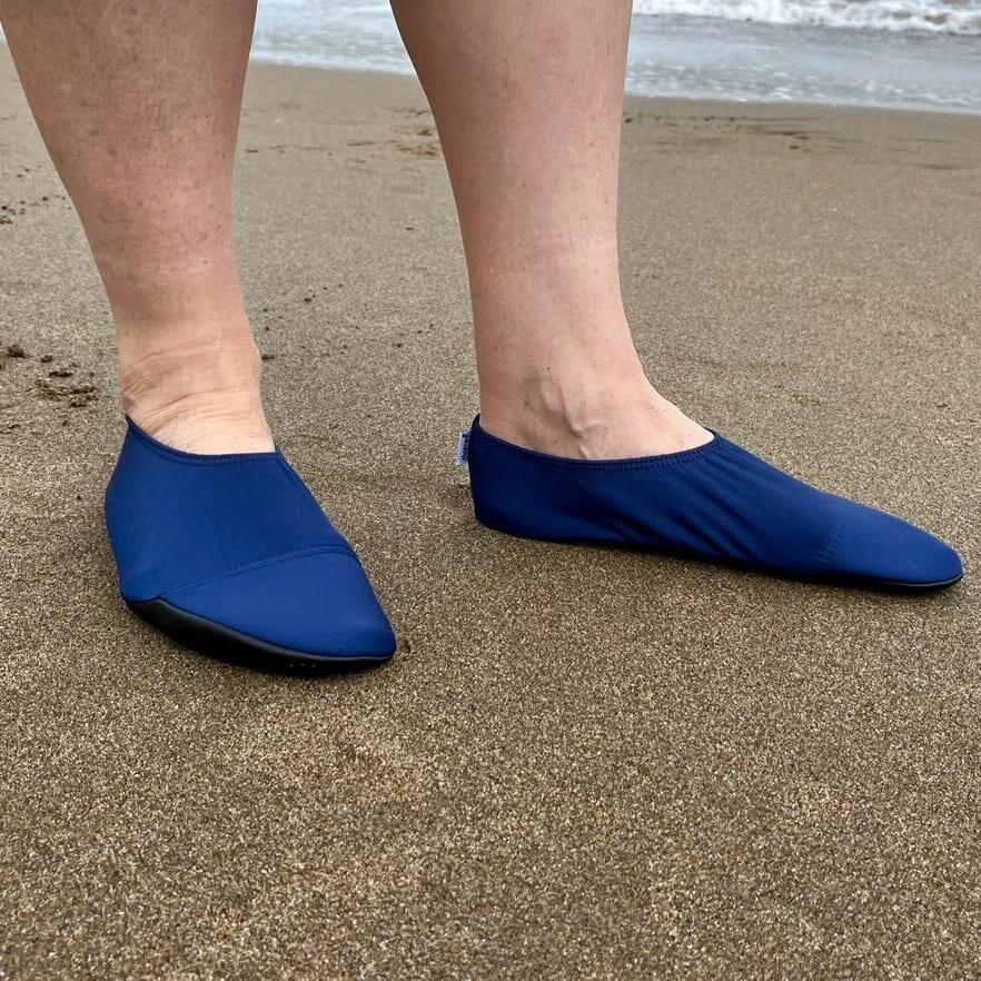 Adult Navy Non-Slip Lightweight Swim Shoes 2/6