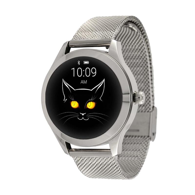 Smartwatch sportowy damski Watchmark WKW10 srebrny