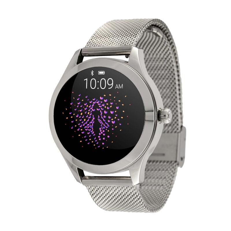 Smartwatch sportowy damski Watchmark WKW10 srebrny