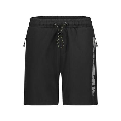 Korte sportbroek – heren – ademend en elastisch – zwart – al_