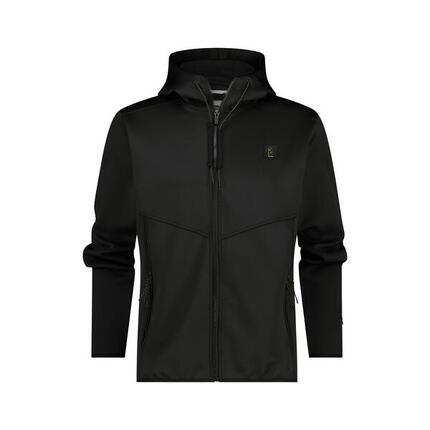 Veste Polaire Homme à Capuche – Chaude, Respirante & Coupe-Vent – Noir – JAMES_