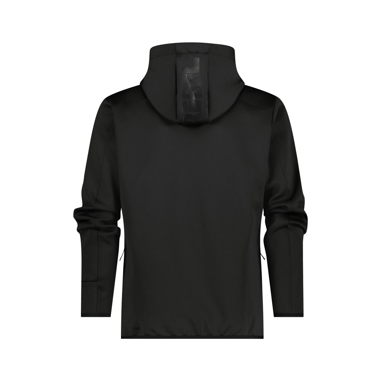 JAMES_ – Felpa con cappuccio uomo – Nero – Calda – Elasticizzata – Traspirante 2/7