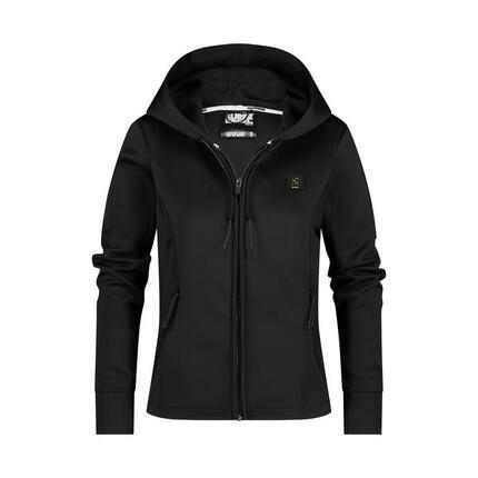 Veste Polaire Femme à Capuche – Respirante & Douce pour l’Hiver – Noir – OLIVIA_