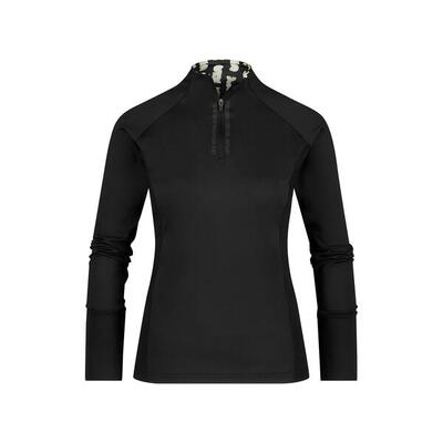 Lange mouwen sportshirt - dames - half zip - flexibel & comfortabel - grace_