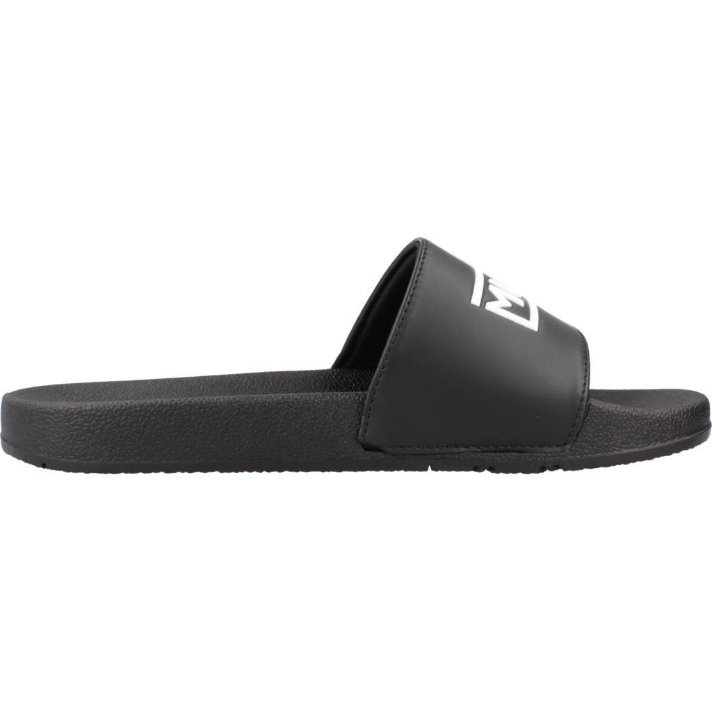 Claquettes Munich Modèle Flat Slider D Logo Bla Couleur Noir 4/5
