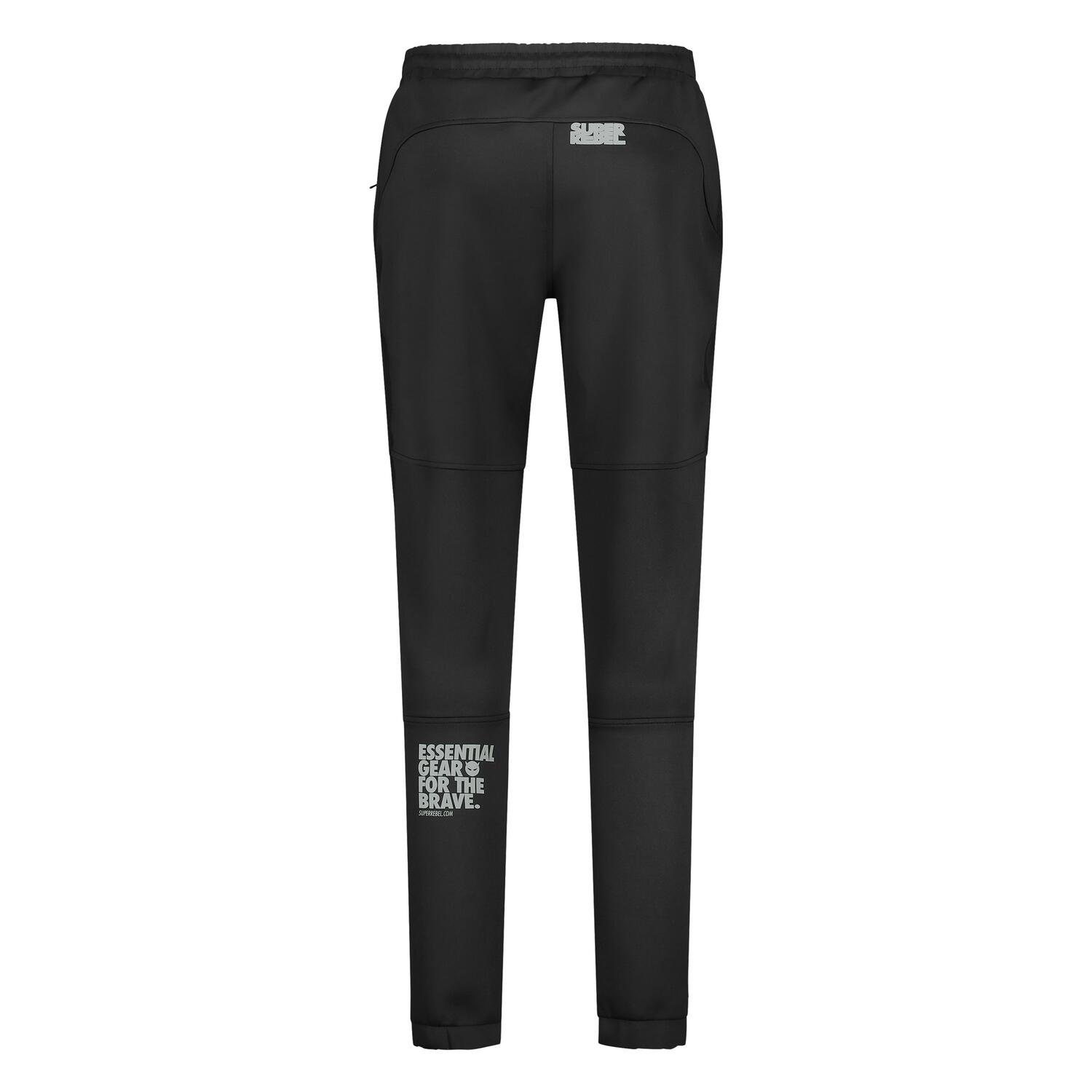 ROBERT_ – Pantaloni jogging uomo – Nero – Elasticizzati – Traspiranti – Con zip 2/7