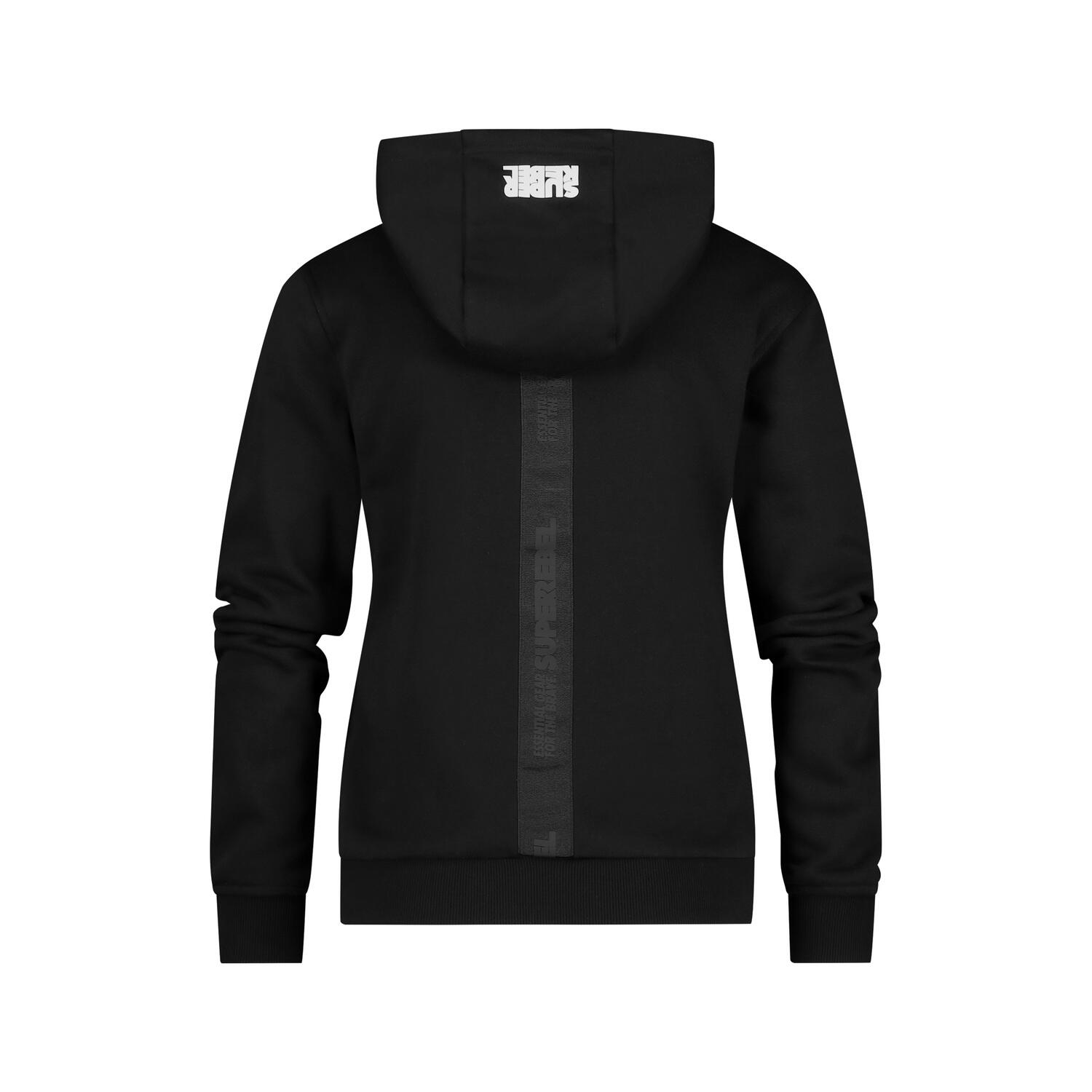 HELEN_ – Felpa con cappuccio donna – Nera – Stampa – Cotone misto – Casual 2/4