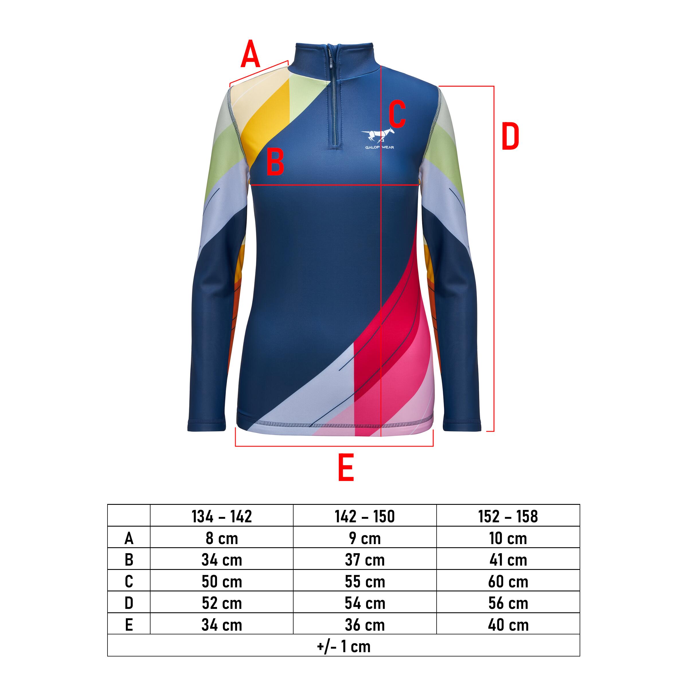 Sweat d'équitation junior GALOP WEAR Crazy Colors 3/3