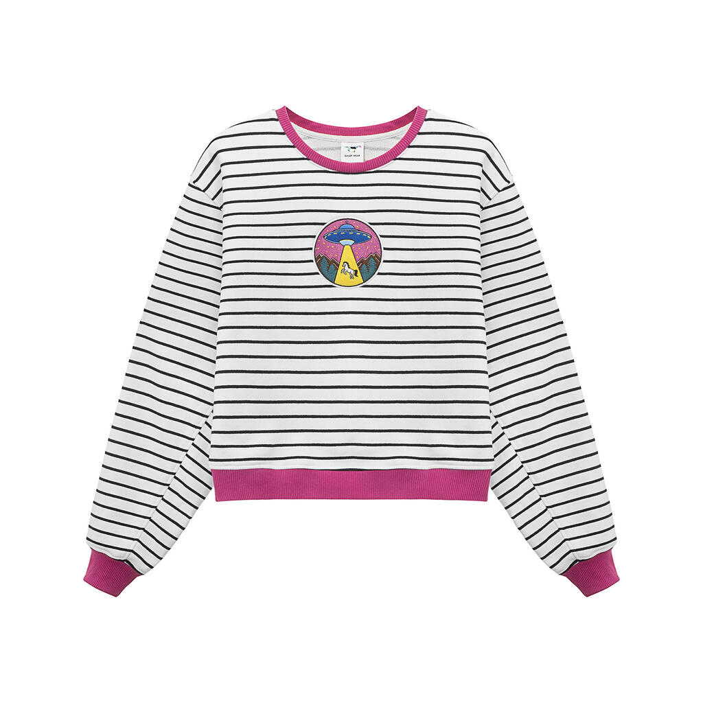 GALOP WEAR Women’s Equestrian Sweatshirt – Cosmic Abduction