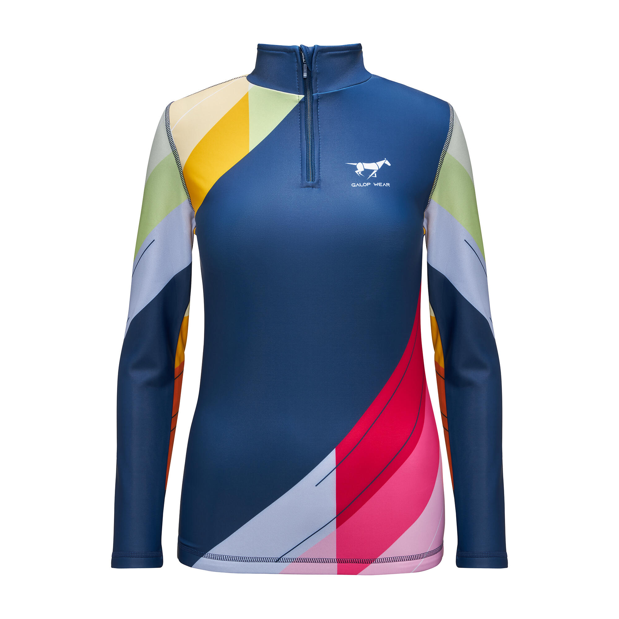 GALOP WEAR Dětská jezdecká multifunkční mikina Crazy Colors