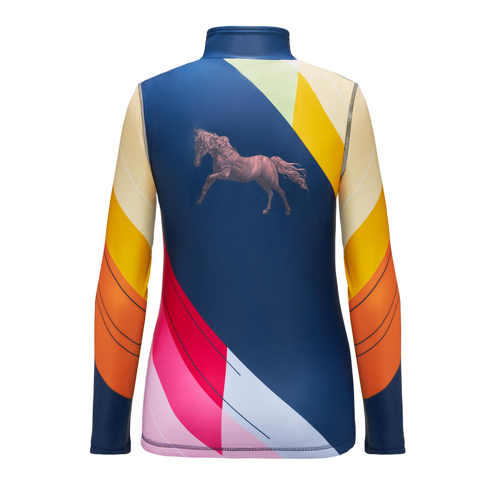 Bluza jeździecka młodzieżowa GALOP WEAR Crazy Colors