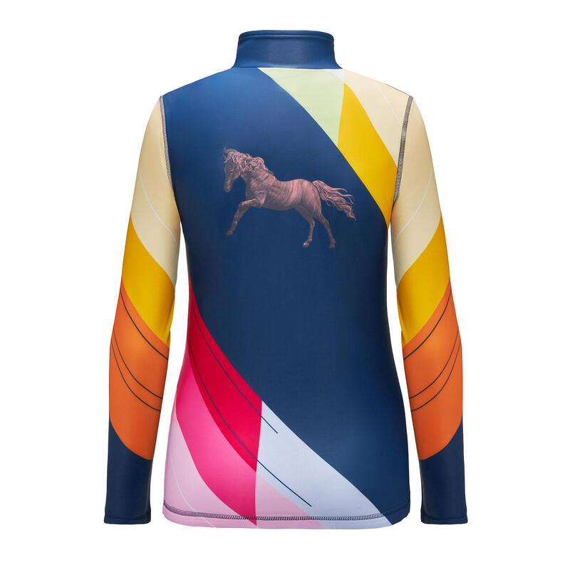 Bluza jeździecka młodzieżowa GALOP WEAR Crazy Colors